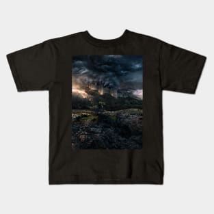 Stormy Medieval Journey Kids T-Shirt